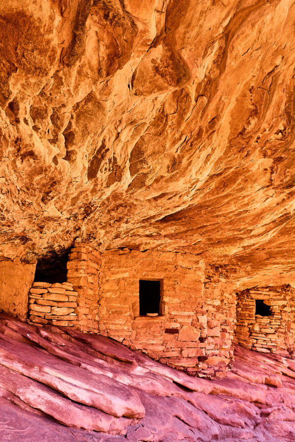 House on Fire - Mule Canyon, Utah