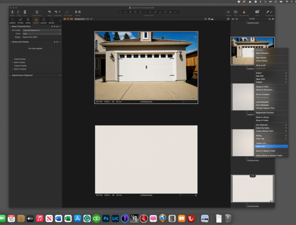 Lcc File How to Create LCC Reference Images using Capture One